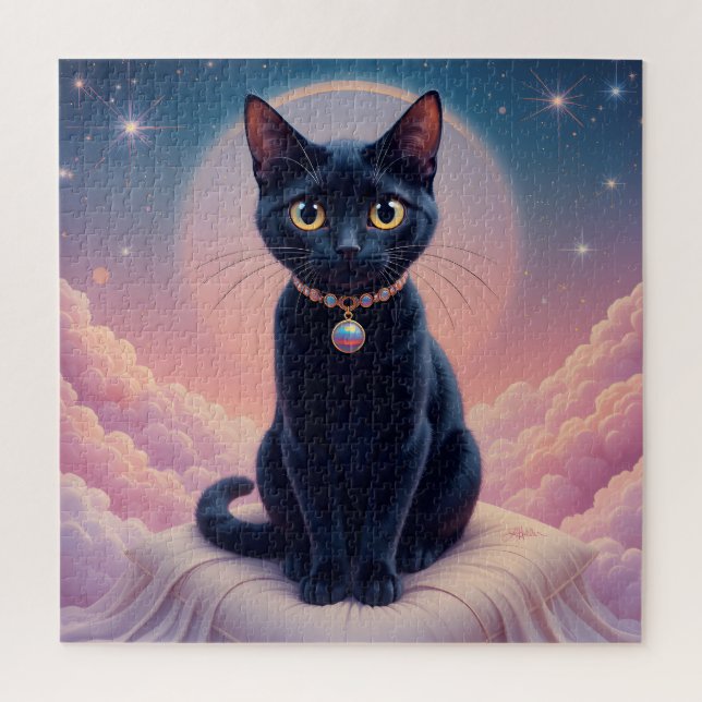 The Queen Of Black Cat Heaven Jigsaw Puzzle (Vertical)
