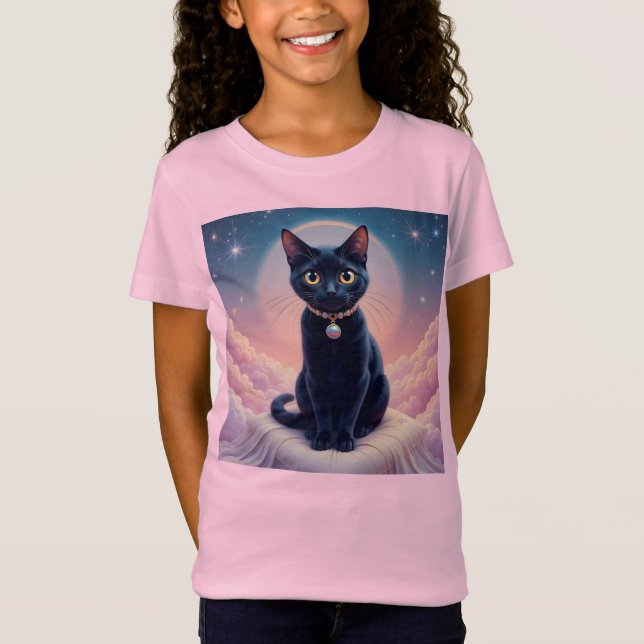 The Queen Of Black Cat Heaven T-Shirt (Front)