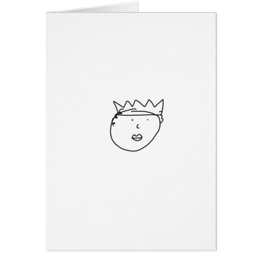 The Queen of England Drawing by Han Cards (Front)