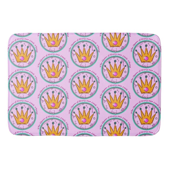 The Queen of Every Little Thing  Bath Mat (Front)