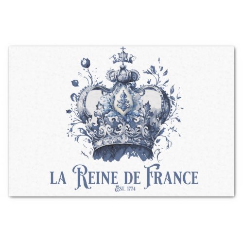 The Queen of France Tissue Paper