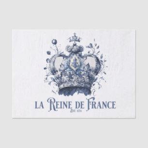 The Queen of France Tissue Paper