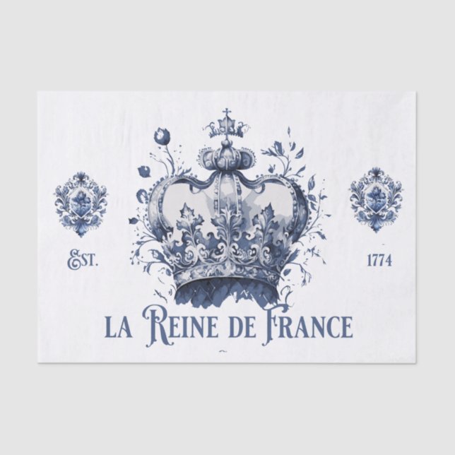 The Queen of France Tissue Paper (Front)