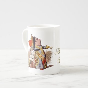 The Queen Of Hearts - Bone China Mug by LilithDeAnu at Zazzle