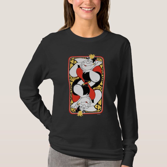 The Queen of Hearts | Deck of Cards T-Shirt (Front)