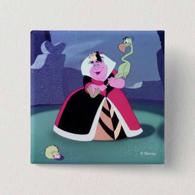 The Queen of Hearts | Her Evil Smile Button (Front)