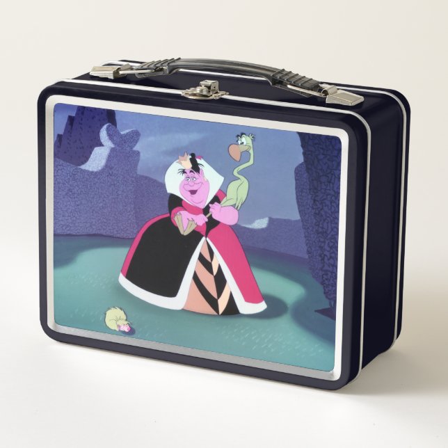 The Queen of Hearts | Her Evil Smile Metal Lunch Box (Front)