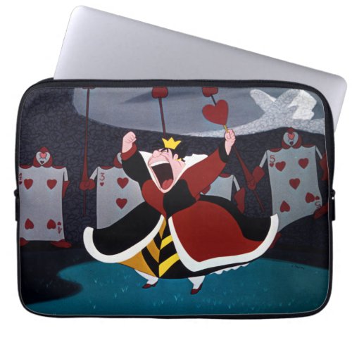The Queen of Hearts  Mid Shout Laptop Sleeve