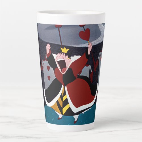 The Queen of Hearts  Mid Shout Latte Mug