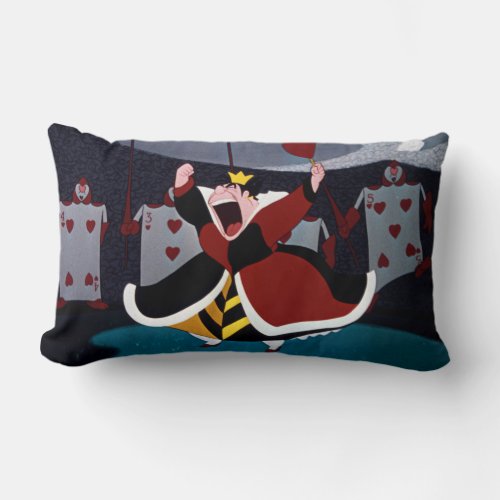The Queen of Hearts  Mid Shout Lumbar Pillow