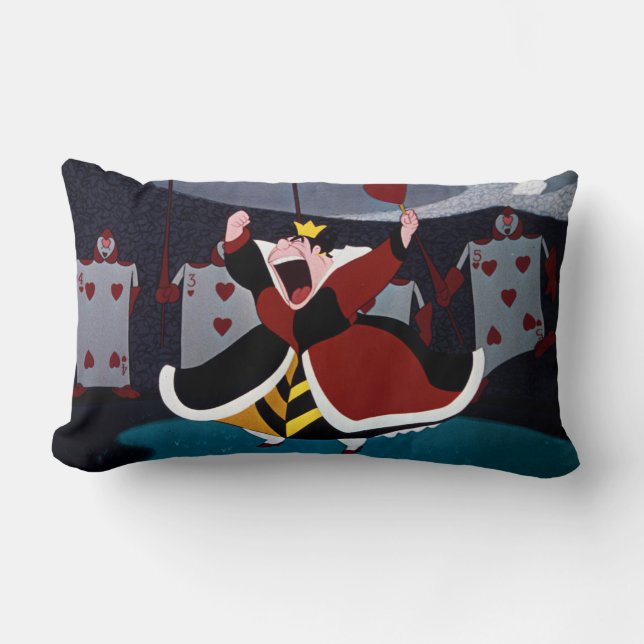 The Queen of Hearts | Mid Shout Lumbar Pillow (Front)