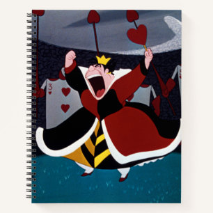 The Queen of Hearts Mid Shout Notebook