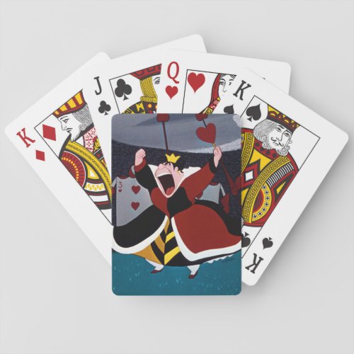 The Queen of Hearts  Mid Shout Playing Cards