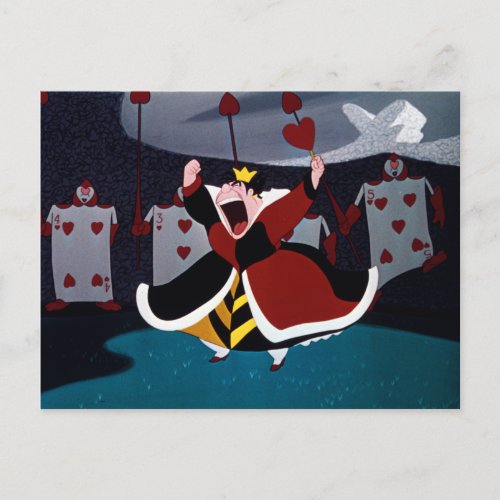 The Queen of Hearts  Mid Shout Postcard