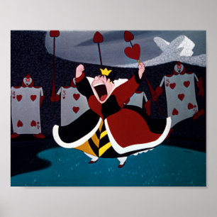 The Queen of Hearts Mid Shout Poster