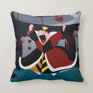 The Queen of Hearts Mid Shout Throw Pillow