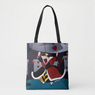 The Queen of Hearts   Mid Shout Tote Bag