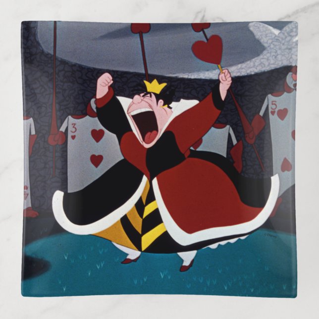 The Queen of Hearts | Mid Shout Trinket Tray (Front)