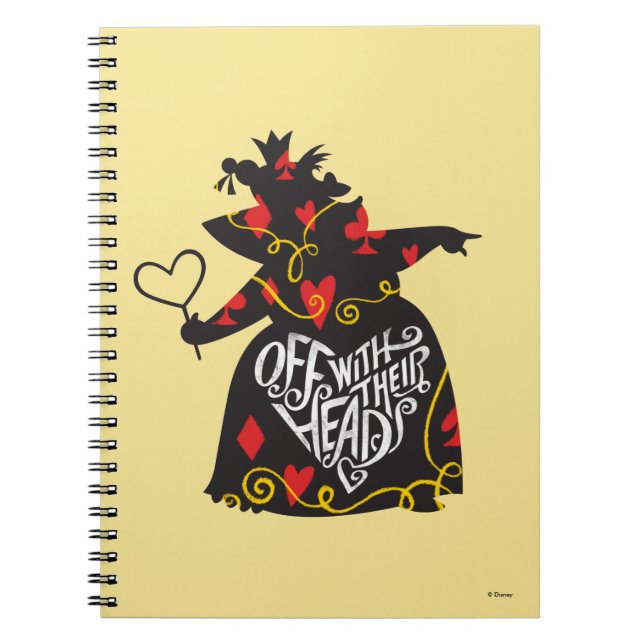 The Queen of Hearts | Off with Their Heads Notebook (Front)