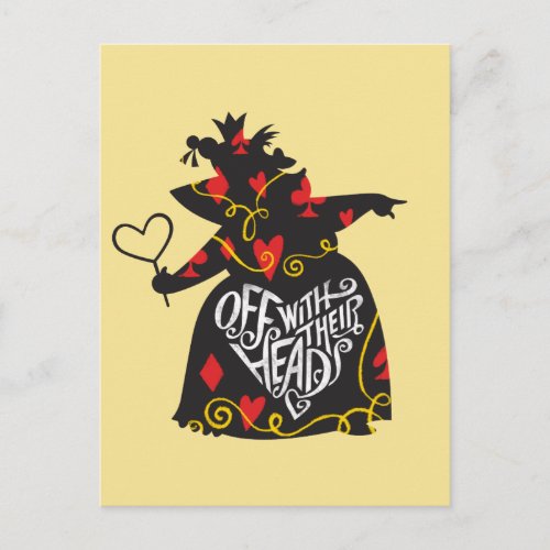 The Queen of Hearts  Off with Their Heads Postcard