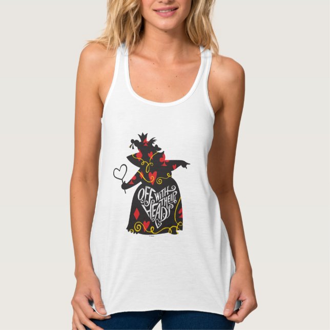 The Queen of Hearts | Off with Their Heads Tank Top (Front)
