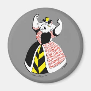 The Queen of Hearts Skirt Text Design Magnet