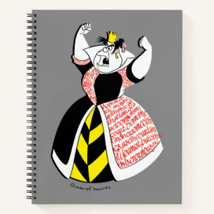 The Queen of Hearts Skirt Text Design Notebook