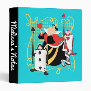 The Queen of Hearts The Queen's Card Soldiers 3 Ring Binder