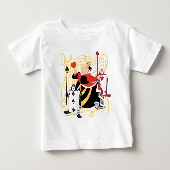 The Queen of Hearts | The Queen's Card Soldiers Baby T-Shirt (Front)