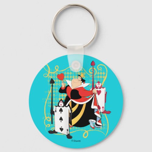 The Queen of Hearts  The Queens Card Soldiers Keychain
