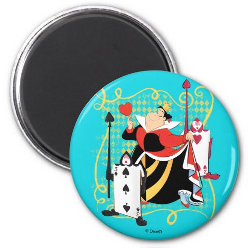 The Queen of Hearts  The Queens Card Soldiers Magnet