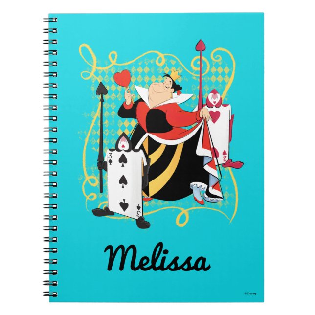 The Queen of Hearts | The Queen's Card Soldiers Notebook (Front)