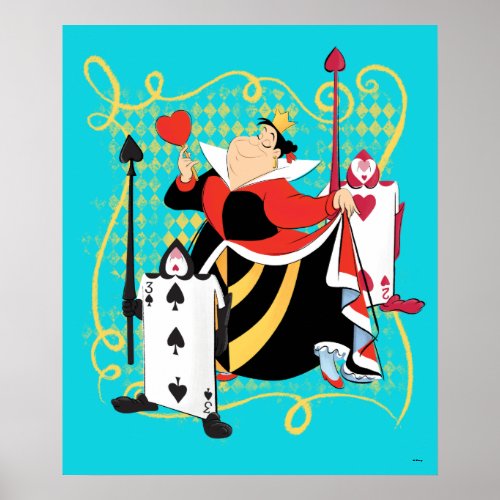 The Queen of Hearts  The Queens Card Soldiers Poster