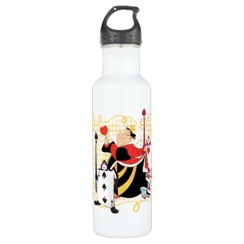 The Queen Of Hearts | The Queen's Card Soldiers Stainless Steel Water Bottle by aliceinwonderland at Zazzle