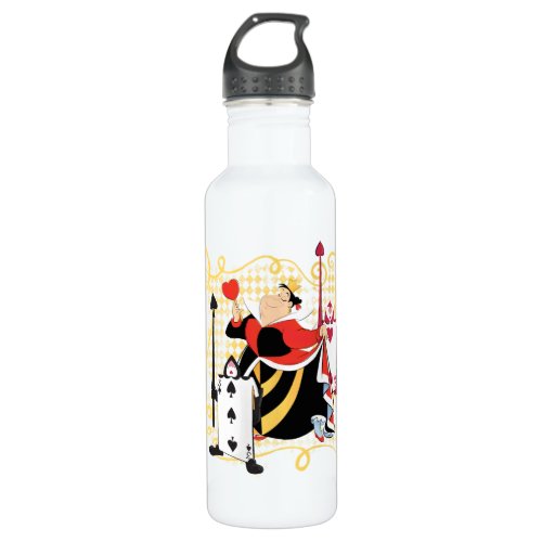 The Queen of Hearts  The Queens Card Soldiers Stainless Steel Water Bottle