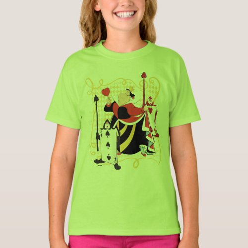 The Queen of Hearts  The Queens Card Soldiers T_Shirt