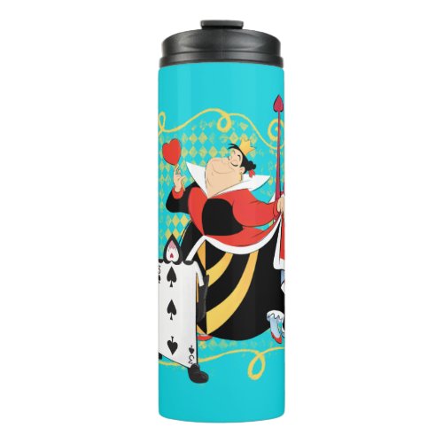 The Queen of Hearts  The Queens Card Soldiers Thermal Tumbler