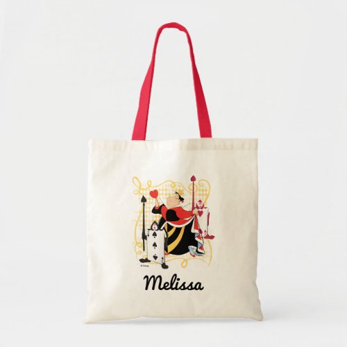 The Queen of Hearts  The Queens Card Soldiers Tote Bag