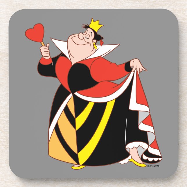 The Queen of Hearts | With A Small Step & A Smile Beverage Coaster (Front)