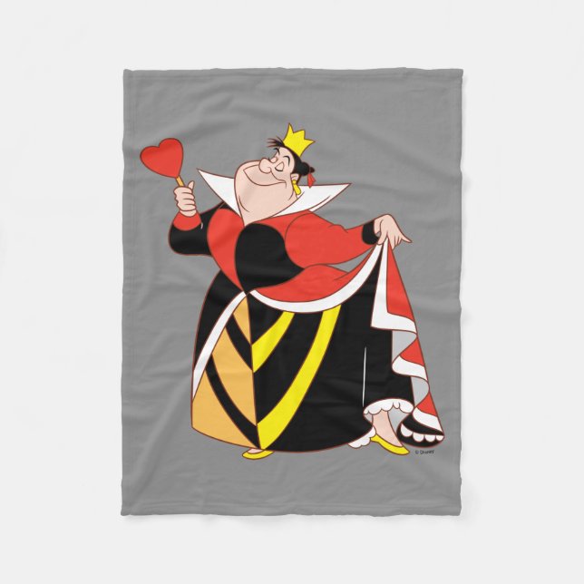 The Queen of Hearts | With A Small Step & A Smile Fleece Blanket (Front)
