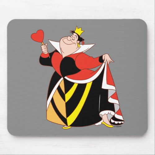 The Queen of Hearts  With A Small Step  A Smile Mouse Pad
