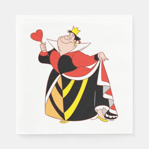 The Queen of Hearts  With A Small Step  A Smile Napkins