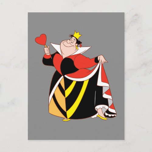 The Queen of Hearts  With A Small Step  A Smile Postcard