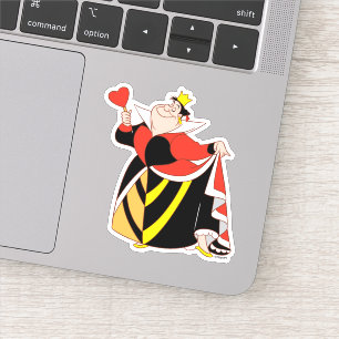 The Queen of Hearts With A Small Step & A Smile Sticker