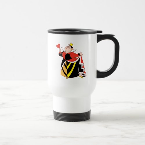 The Queen of Hearts  With A Small Step  A Smile Travel Mug