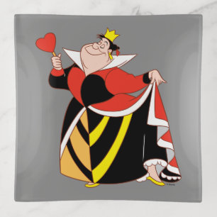 The Queen of Hearts With A Small Step & A Smile Trinket Tray