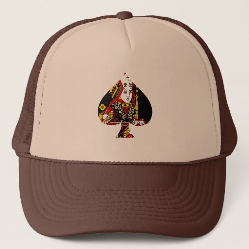 The Queen of Spades Trucker Hat