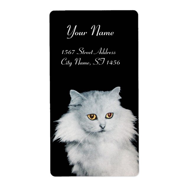 THE QUEEN OF WHITE CATS LABEL (Front)