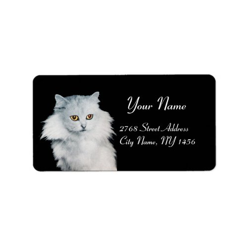 THE QUEEN OF WHITE CATS LABEL