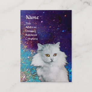 THE QUEEN OF WHITE CATS, MONOGRAM BUSINESS CARD